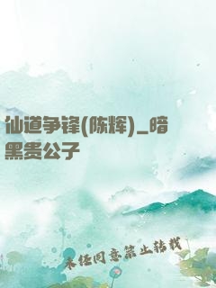 仙道争锋(陈辉)
