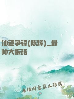 仙道争锋(陈辉)
