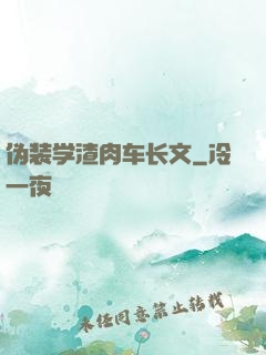 伪装学渣肉车长文