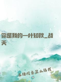 你是我的一叶知秋