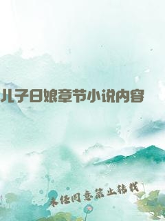 儿子日娘章节小说内容