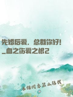 先婚后爱，总裁你好！