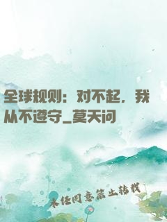 全球规则：对不起，我从不遵守