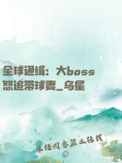 全球通缉：大boss怒追带球妻