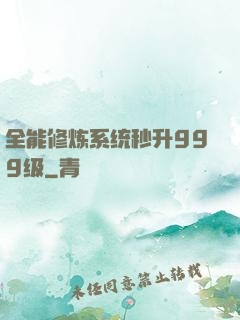 全能修炼系统秒升999级