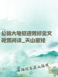 公翁大龟挺进秀婷全文免费阅读
