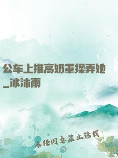 公车上推高奶罩揉弄她