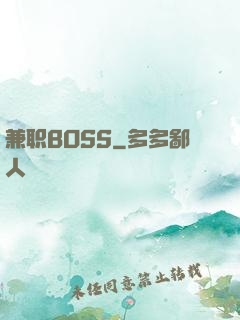 兼职BOSS