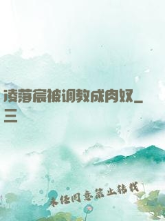 凌落宸被调教成肉奴