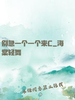 别急一个一个来C