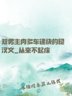 双男主肉多车速快的糙汉文