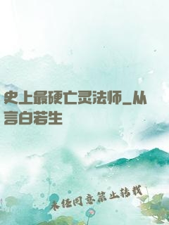 史上最硬亡灵法师