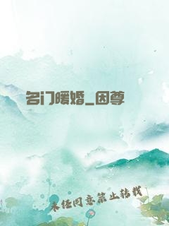 名门暖婚