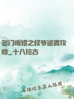 名门暖婚之权爷追妻攻略