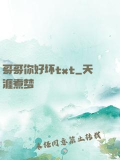 哥哥你好坏txt