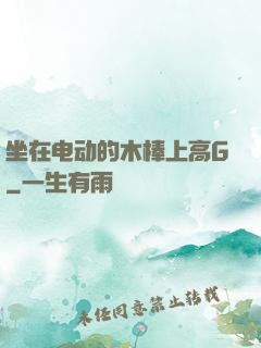 坐在电动的木棒上高G