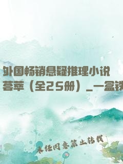 外国畅销悬疑推理小说荟萃（全25册）