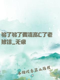 够了够了要流高C了老狼信