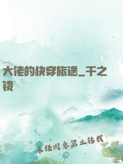大佬的快穿旅途