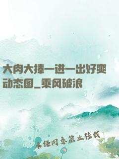 大肉大捧一进一出好爽动态图