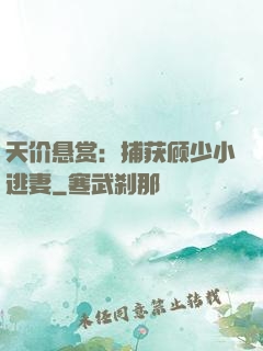 天价悬赏：捕获顾少小逃妻