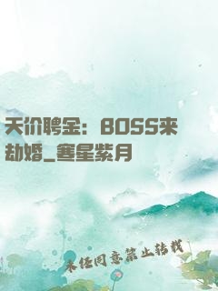 天价聘金：BOSS来劫婚