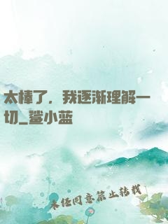 太棒了，我逐渐理解一切