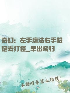 奇幻：左手魔法右手枪炮去打怪