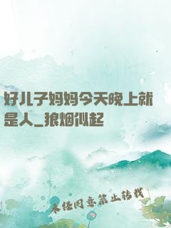 好儿子妈妈今天晚上就是人