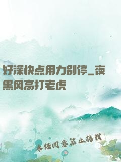 好深快点用力别停