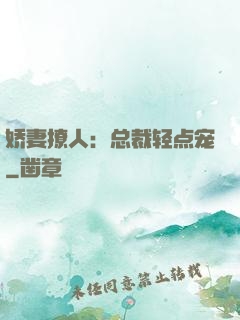 娇妻撩人：总裁轻点宠