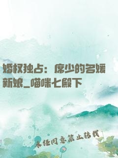 婚权独占：席少的名媛新娘