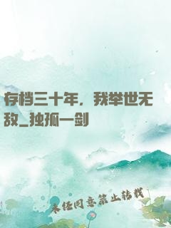 存档三十年，我举世无敌