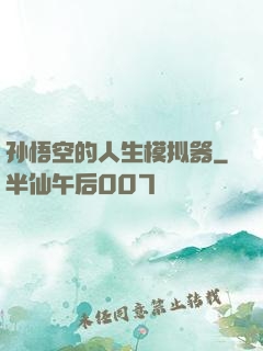 孙悟空的人生模拟器