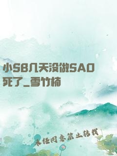 小SB几天没做SAO死了
