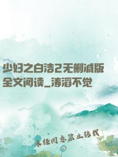少妇之白洁2无删减版全文阅读