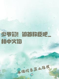 少爷们！俯首称臣吧