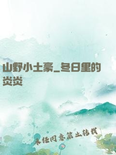 山野小土豪