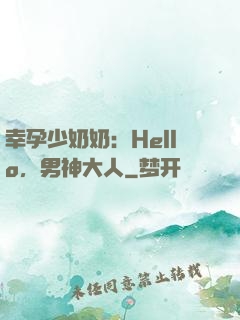 幸孕少奶奶：Hello，男神大人