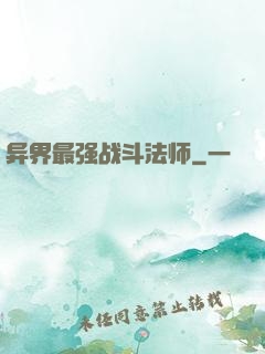 异界最强战斗法师