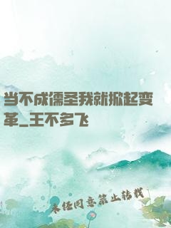 当不成儒圣我就掀起变革
