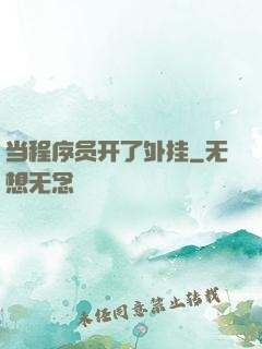 当程序员开了外挂