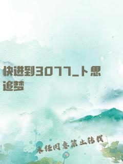 快进到3077