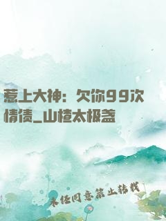 惹上大神：欠你99次情债