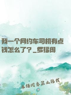 我一个网约车司机有点钱怎么了？