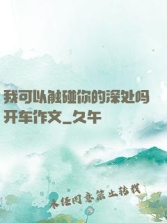 我可以触碰你的深处吗开车作文