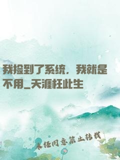 我捡到了系统，我就是不用