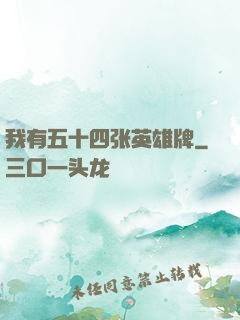 我有五十四张英雄牌