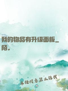 我的物品有升级面板