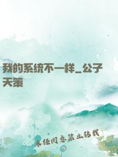 我的系统不一样